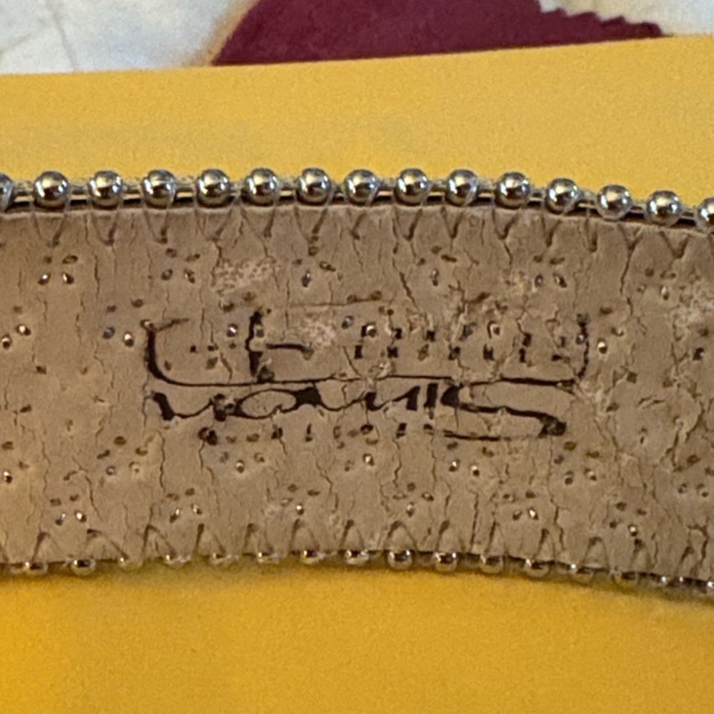 Elegant Black, silver, and rhinestone western belt - Picture 4 of 5